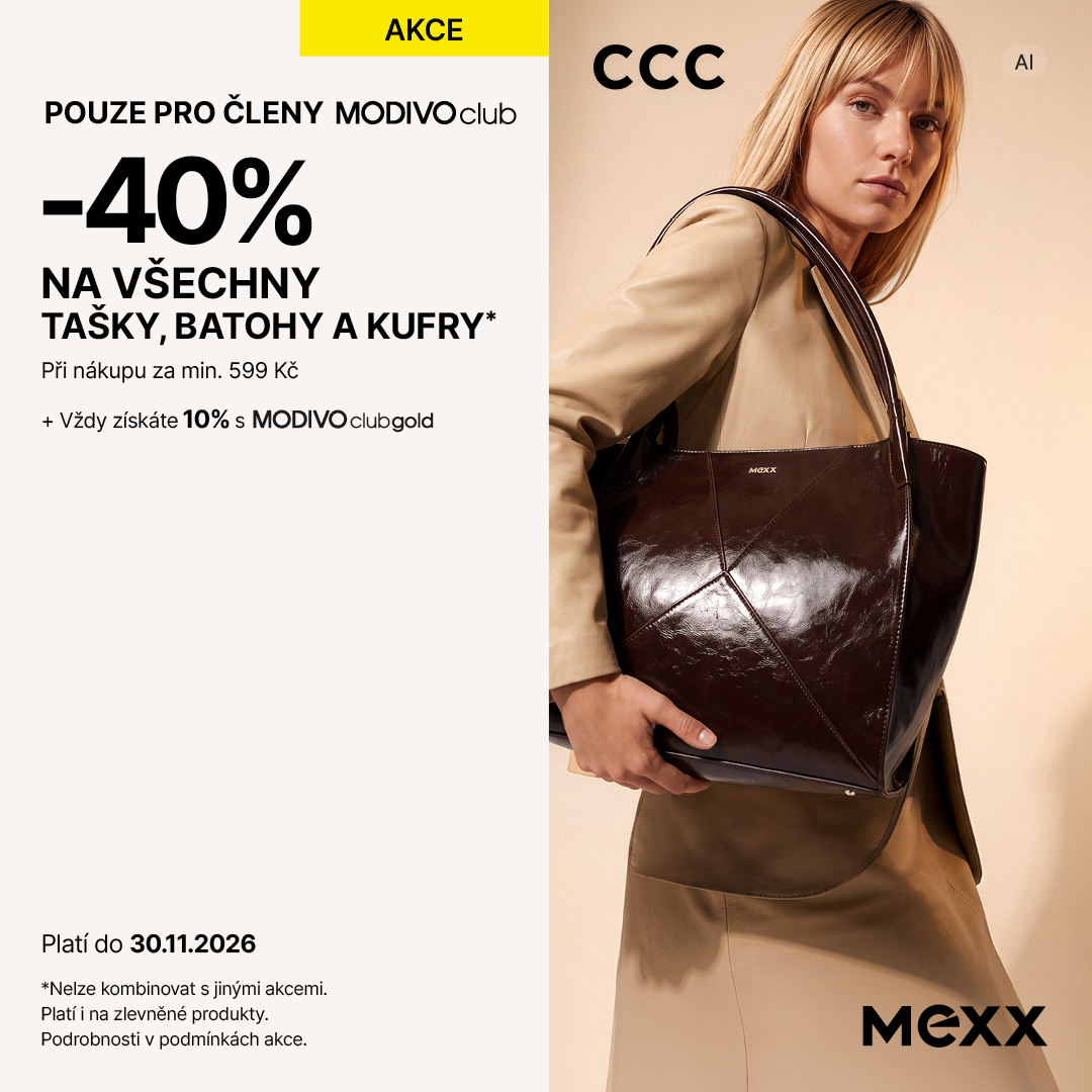 Nová sezóna, nový styl a 40 % sleva na všechny, tašky, batohy a kufry s MODIVOclub!